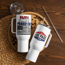 Load image into Gallery viewer, Faith, Family, Freedom - Joe Pags Show Tumbler 40oz.