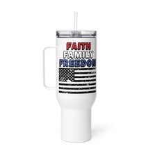 Load image into Gallery viewer, Faith, Family, Freedom - Joe Pags Show Tumbler 40oz.